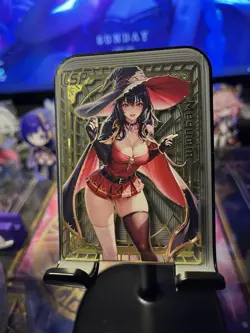 Goddess Story Metal Card Serialized Anime Waifu Random Serial # - Image 1