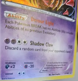 Giratina XY184 Pokemon XY Promo Holo Rare Card Damaged - Image 4