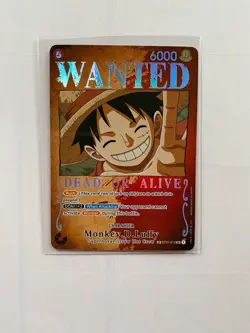 One Piece Card Game: Monkey.D.Luffy wanted ST01-012 (english) no psa - Image 1