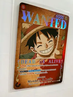 One Piece Card Game: Monkey.D.Luffy wanted ST01-012 (english) no psa - Image 2