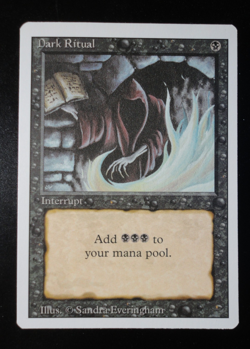 Dark Ritual Revised Edition NM Near Mint MTG Magic the Gathering - Image 1