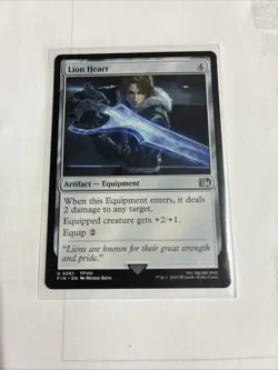 Lion Heart - 261 - Magic: Final Fantasy MTG - Uncommon - FOIL - FFVIII - Image 1