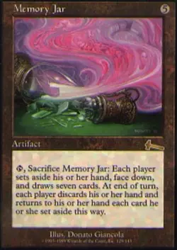 MTG Memory Jar, Moderate Play, English Urza's Legacy - Image 1