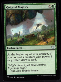 Colossal Majesty 154 Uncommon Non Foil Forgotten Realms Magic TCG NM - Image 1