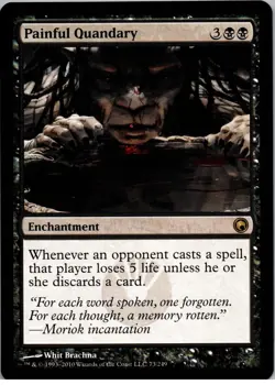 Painful Quandary - R - Scars of Mirrodin - 73 - NM - Normal - Image 1