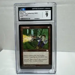 NULL ROD Weatherlight Rare Reserved List CGC 9 MTG [Nostalgium] - Image 1