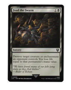 MTG - NM - Feed the Swarm - Lord of the Rings: Tales of Middle-Earth 200 - Image 1