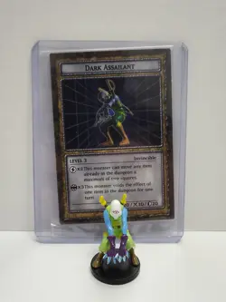 Yu-Gi-Oh Dungeon Dice Monsters - Figure & Card - Dark Assailant - Image 1