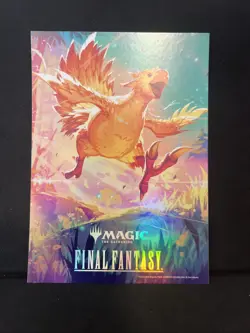 MTG Final Fantasy - Mini FOIL Chocobo Poster/Pinfinity Pins/Dice Bag/D10 - Image 2