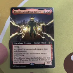 MTG Electro, Assaulting Battery Borderless Normal - Image 1