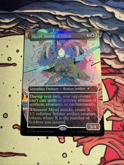 Myrel Shield of Argive Secret Lair Foil Encyclopedia Magica MTG Magic - Image 1