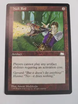 Null Rod X1 NM - Reserved List - Weatherlight (WTH) 1997 - Image 1