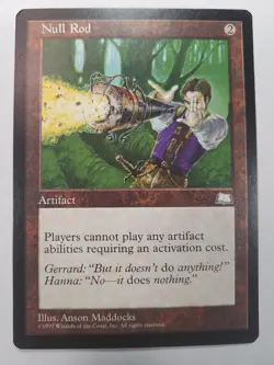 Null Rod X1 NM - Reserved List - Weatherlight (WTH) 1997 - Image 2