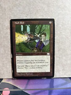 MTG Null Rod Weatherlight #154 Rare 1997 Wizards Of The Coast - Image 1