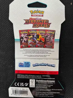 Pokemon TCG: Destined Rivals Sleeved Booster Pack x 12 Brand New Factory Sealed - Image 2