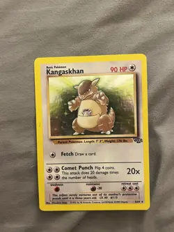 Pokemon TCG Kangaskhan Holo Rare Jungle - Image 1