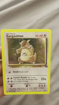 Pokemon TCG Kangaskhan Holo Rare Jungle - Image 2