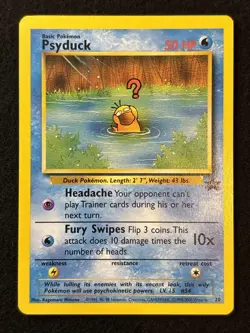 Pokemon Psyduck WOTC Black Star Promo 20 - Image 1