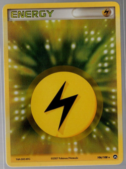 Electric Energy 106/108 Reverse Holo Rare Power Keepers Pokemon TCG Near Mint - Image 1