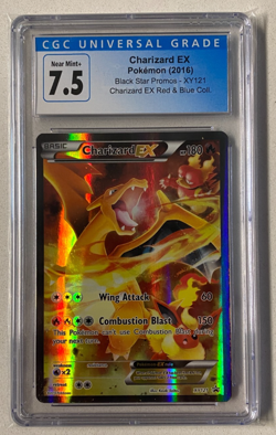 Pokemon TCG Black Star Promo - Charizard EX XY121 CGC Grade 7.5 - Image 1