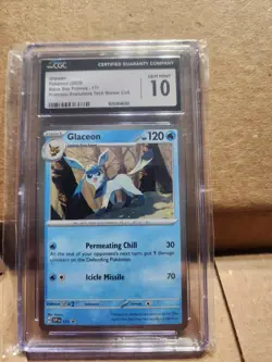 2025 POKEMON BLACK STAR PROMOS #171 GLACEON CGC 10 GEM MINT - Image 1