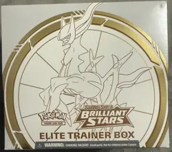 Brilliant Stars Elite Trainer Box Pokemon TCG Sword and Shield ETB Sealed New - Image 1