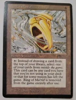 MTG: Magic Arabian Nights - Ring of Ma'ruf Rare Card - Image 5