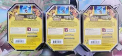 Hidden Fates Tins Set Of 3 Charizard Gyrados And Raichu 2019 Pokemon Set SEALED! - Image 2