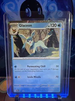 Pokemon TCG Glaceon SVP171 Holo Black Star Promo 2025 Scarlet & Violet - Image 1