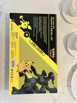 2021 Pokemon Pikachu & Zekrom GX Tag Team Premium Collection Sealed Box - Image 2