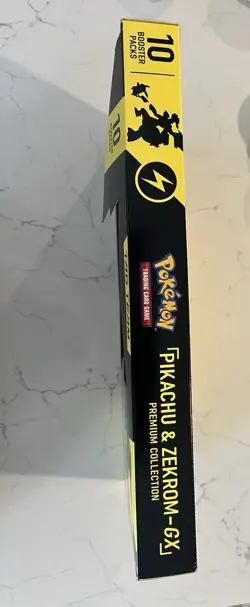 2021 Pokemon Pikachu & Zekrom GX Tag Team Premium Collection Sealed Box - Image 3