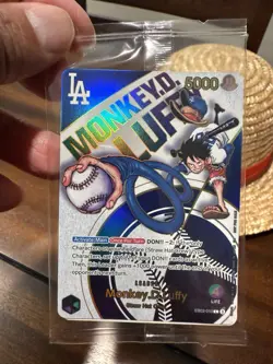 One Piece TCG - One Piece X Dodgers Monkey D. Luffy Promo Card (July 3, 2025) - Image 2