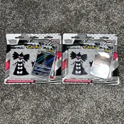 LOT OF 2x Pokemon TCG SV10.5 White Flare 3Pack Tech Sticker Collection - Image 1