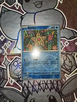 Pokemon TCG Scarlet Violet 151 Reverse Holo 120/165 Staryu NM - Image 1