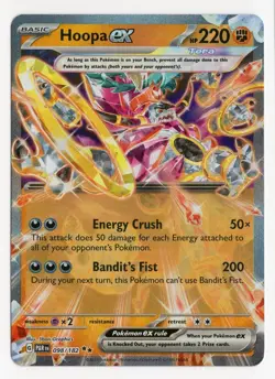 Hoopa ex 98/182 Double Rare Holo Paradox Rift Pokemon TCG Near Mint NM - Image 1