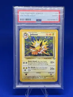 1999 POKEMON JUNGLE #4 JOLTEON-HOLO PSA 2 - Image 1