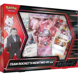 Pokemon TCG Cards Team Rocket's Mewtwo Ex Box New Sealed - Image 1