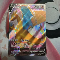 Pokemon TCG Charizard v SWSH050 Black Star Promo Mint Condition - Image 1