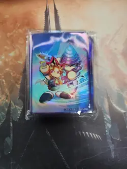 Yu-Gi-Oh! Power Pro App Collaboration Sleeves 70 Pack Dark Magician Yami Yugi - Image 1