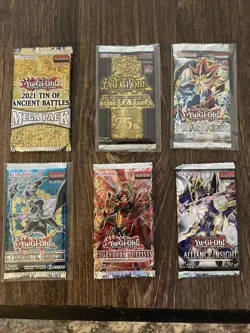 yugioh pack lot (6 Packs!) Mega Pack, Metal Raiders, QC BONANZA, etc ALL SEALED - Image 1
