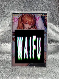 A6 Size Siwen Wave 3 Asuka Evangelion Manga Anime Waifu Hentai Card - Image 1