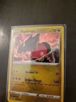 Regidrago 124/203 Cosmos Holo Rare Pokemon Card Evolving Skies 2021 NM - Image 2