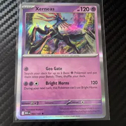 Xerneas 064/132 Pokemon Mega Evolution Stamped Promo Best Buy Holo Card - Image 1