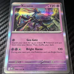 Xerneas 064/132 Pokemon Mega Evolution Stamped Promo Best Buy Holo Card - Image 2