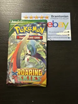 XY Roaring Skies - Pokemon TCG 10 Card Booster Pack - SEALED - Gallade Art - Image 1