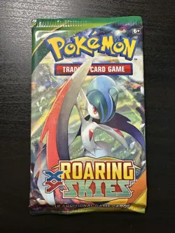 XY Roaring Skies - Pokemon TCG 10 Card Booster Pack - SEALED - Gallade Art - Image 2