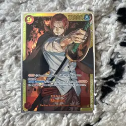 Shanks OP01-120 SEC Romance Dawn One Piece Card - Image 1