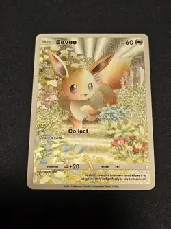 Eevee Pokemon TCG Pocket Eevee Grove Custom Textured Fanart Card - Image 1