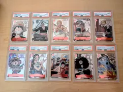 One Piece Premium Card Collection 25th Anniversary English Set Sequential PSA 10 - Image 1
