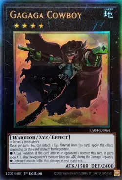RA04-EN064 GAGAGA COWBOY ULTIMATE RARE 1ST EDITION YuGiOh CARD - Image 1
